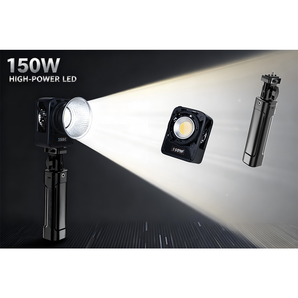 Gambar produk LIYADI Lampu Studio Fotografi COB 3in1 Color TFT 150W with Battery