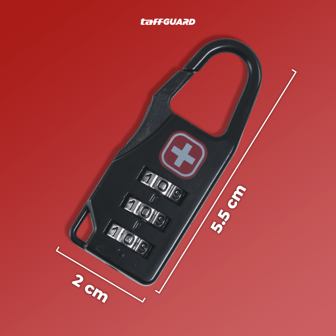 Gambar produk TaffGUARD Swiss Gembok Koper Kode Kombinasi Angka - 104