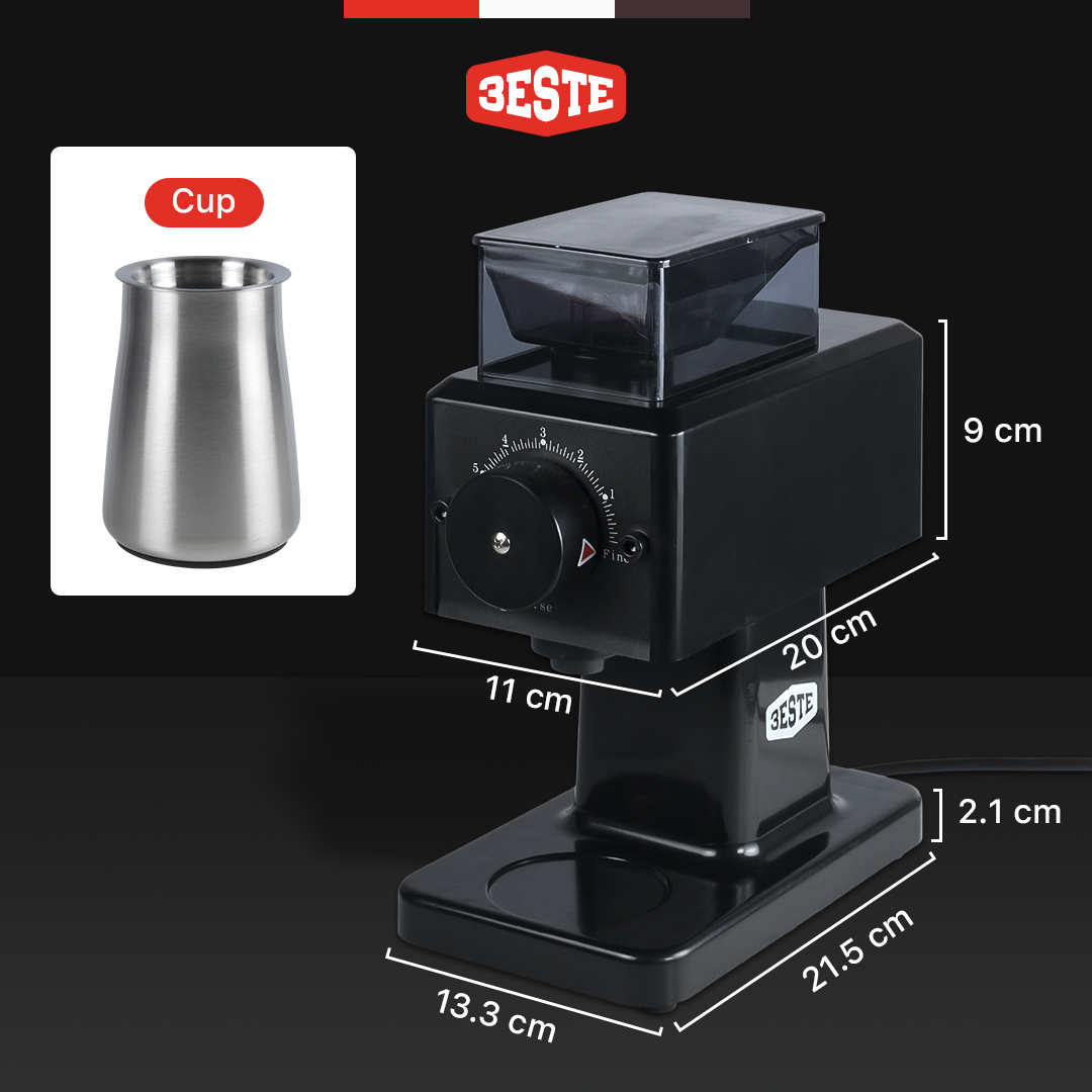 Trieste Alat Penggiling Biji Kopi Elektrik Coffee Bean Grinder 250g Stainless Steel Cup - N800 Gambar produk Trieste Alat Penggiling Biji Kopi Elektrik Coffee Bean Grinder 250g Stainless Steel Cup - N800