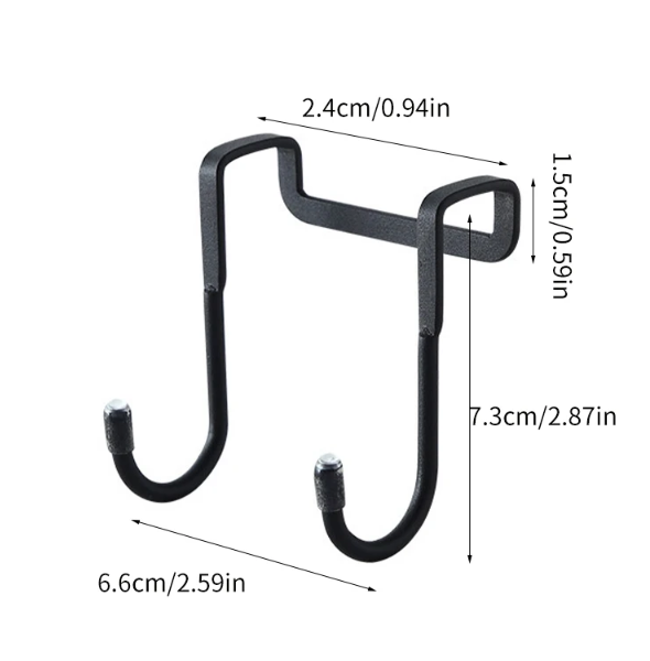 HIMO Gantungan Double Hook Coat Hanger S Type Stainless Steel 201 1PCS - HMS477 Gambar produk HIMO Gantungan Double Hook Coat Hanger S Type Stainless Steel 201 1PCS - HMS477