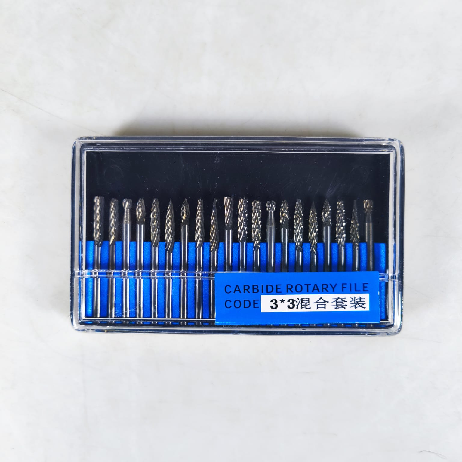 Gambar produk JIGONG Mata Bor Mini Tungsten Carbide Rotary Tool Drill Bit 3mm 20 PCS - JIG-TR008