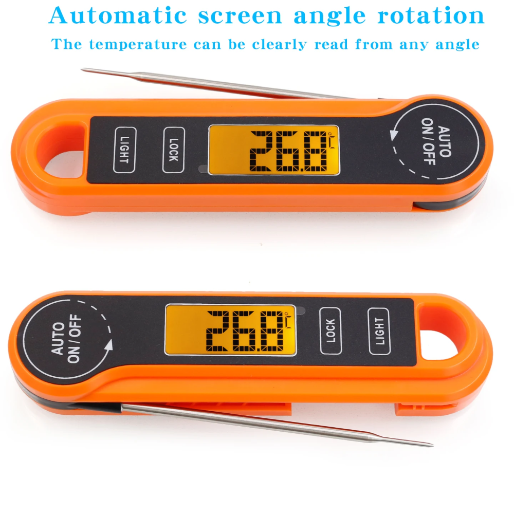 KKMOON Termometer Makanan Digital Daging Kopi Susu Foldable - 6021 Gambar produk KKMOON Termometer Makanan Digital Daging Kopi Susu Foldable - 6021
