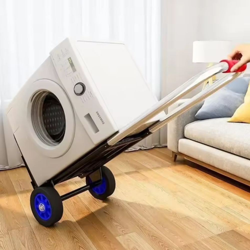 Gambar produk HAOTOOLS Troli Barang Lipat Foldable Trolley Telescopic Rubber Wheels - HT-28