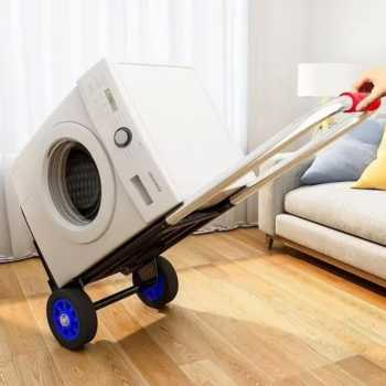 Gambar produk HAOTOOLS Troli Barang Lipat Foldable Trolley Telescopic Rubber Wheels - HT-28