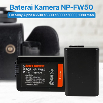 Gambar produk Taffware Baterai Kamera NP-FW50 for Sony Alpha a6500 a6300 1080mAh