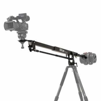 Gambar produk Nitze Mini Jimmy Jib Camera Crane Arm CNC Aluminium Bowl 100mm 2.1M - JIB-AL2120