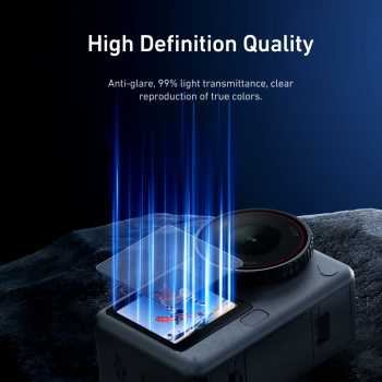 Gambar produk TELESIN Tempered Glass Protective Film DJI Osmo Action 6 Two Set - S6-FLM-26