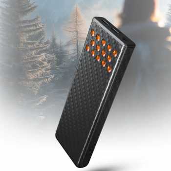 NITECORE Power Bank 10000mAh PD QC Carbon Fiber IPX8 USB Type C 30W - CARBO10000 GEN2