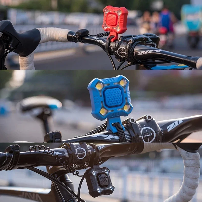 Gambar produk LIDS Lampu Depan Sepeda Klakson 2 in 1 LED Rechargeable 1200mAh - XA-324