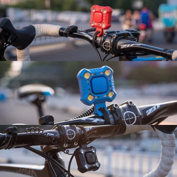 Gambar produk LIDS Lampu Depan Sepeda Klakson 2 in 1 LED Rechargeable 1200mAh - XA-324