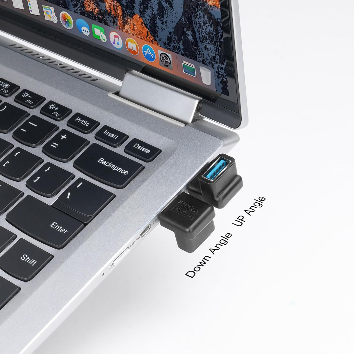 GETA Adaptor USB 3.2 Type A Male ke A Female L Shape 10 Gbps - G-02 Gambar produk GETA Adaptor USB 3.2 Type A Male ke A Female L Shape 10 Gbps - G-02