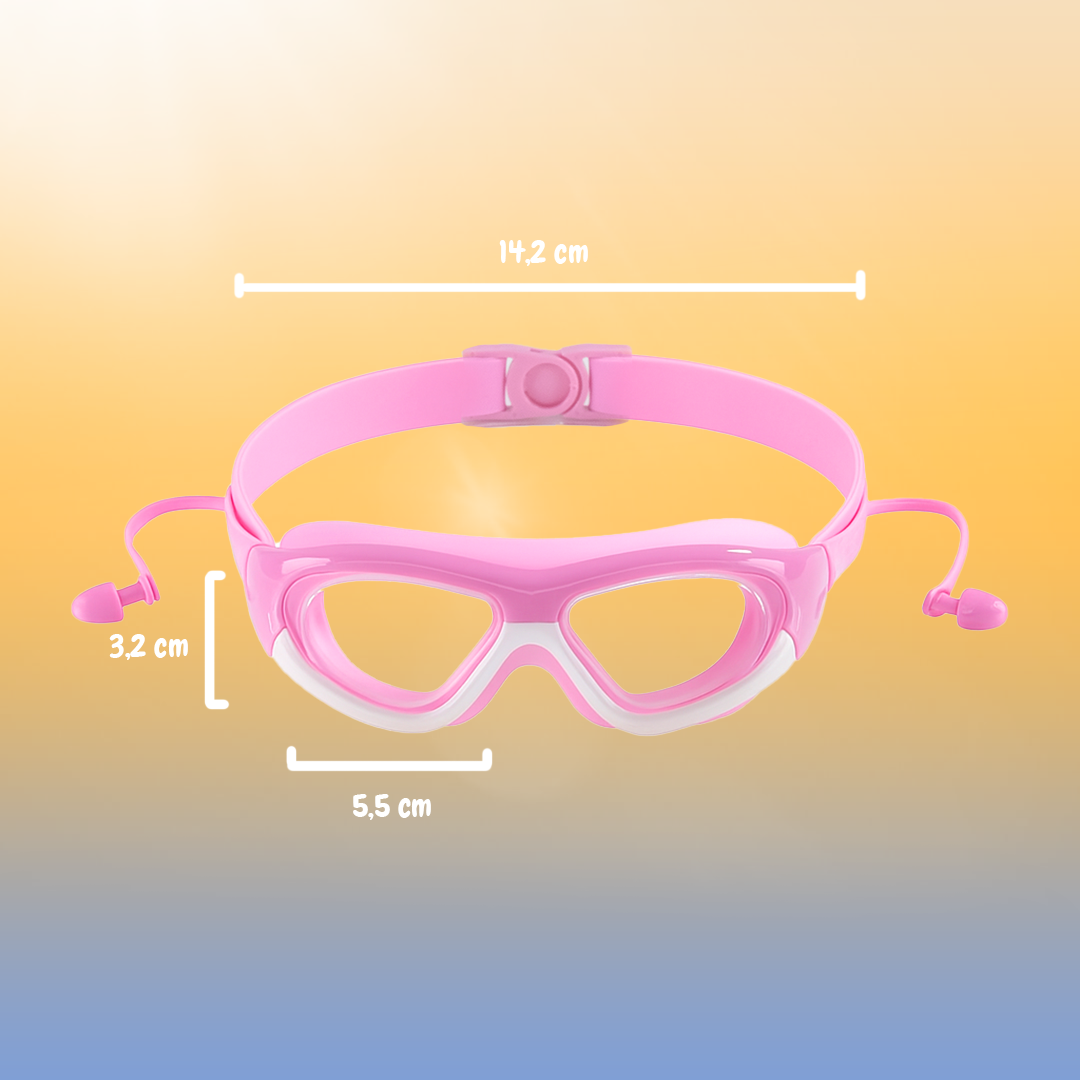 Chanskyu Kacamata Renang Anak Anti Fog UV Protection with Earplug - CK185 Gambar produk Chanskyu Kacamata Renang Anak Anti Fog UV Protection with Earplug - CK185