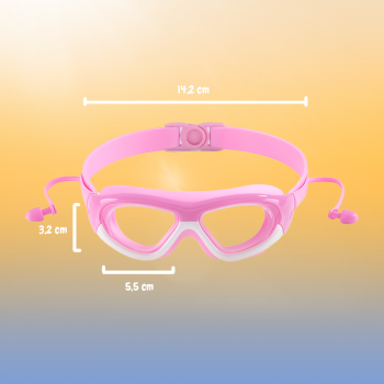 Gambar produk Chanskyu Kacamata Renang Anak Anti Fog UV Protection with Earplug - CK185