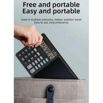 Gambar produk SIOPEN Kalkulator Tablet Multifungsi 2in1 LCD Writing Pad 12 Digits - ZH70