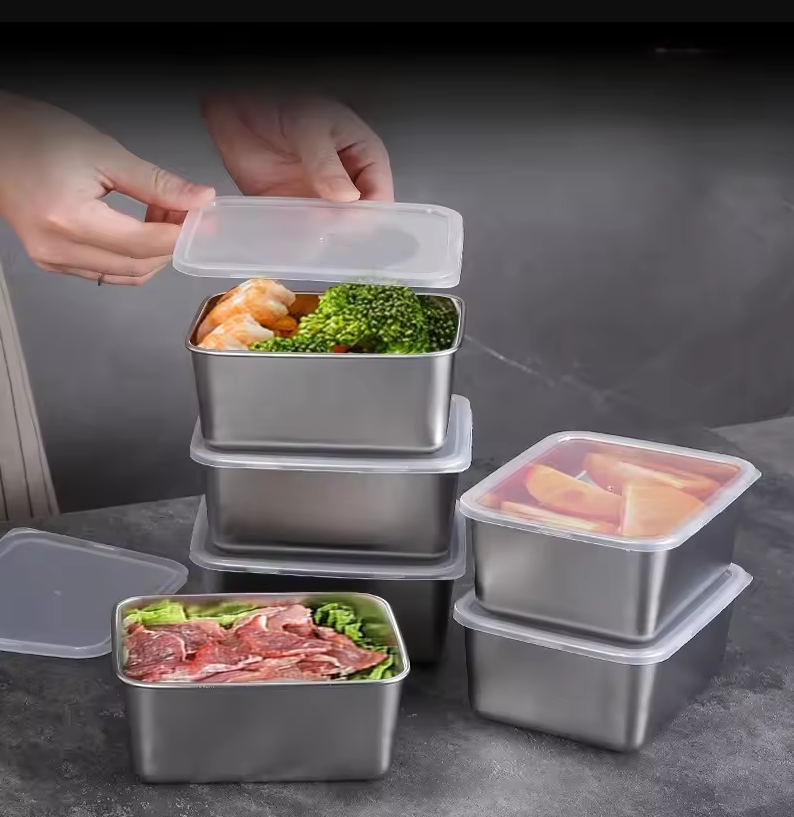 MEXICH Kotak Makan Keeping Box Stainless Steel 410 13.5x10.5x5cm - MX70 Gambar produk MEXICH Kotak Makan Keeping Box Stainless Steel 410 13.5x10.5x5cm - MX70