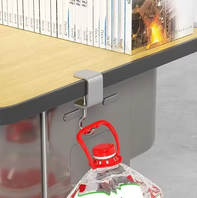 Gambar produk Trebalen Gantungan Meja Serbaguna Adjustable Backpack Hook Holder 1PCS - TB1