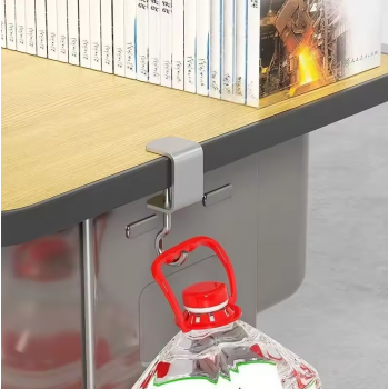 Gambar produk Trebalen Gantungan Meja Serbaguna Adjustable Backpack Hook Holder 1PCS - TB1