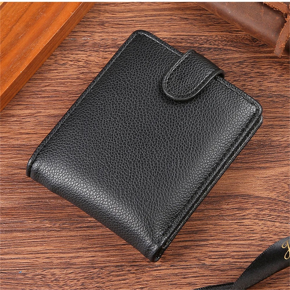 Gambar produk ISKYBOB Dompet Pria Kulit PU Leather Multiple Card Slot 9.5x12cm - ISKY-12