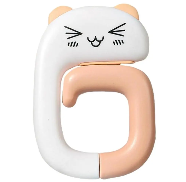 Gambar produk MACAU Gantungan Meja Serbaguna Thinking Cat Schoolbag Hook Hanger - MC2