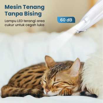 Gambar produk HWY Alat Cukur Bulu Kaki Hewan Elektrik Shaving Trimmer Pet 400mAh - H-400