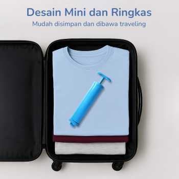 Gambar produk Joybos Pompa Vakum Baju Manual Travel Vacuum Bag Hand Pump - 001