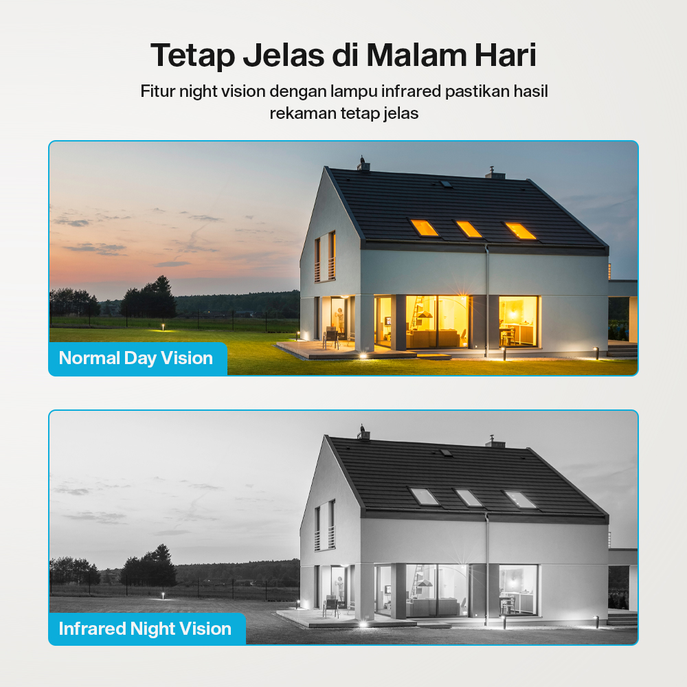 Gambar produk TP-LINK IP Camera CCTV 1080P Night Vision Pan Tilt - Tapo C200