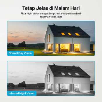 Gambar produk TP-LINK IP Camera CCTV 1080P Night Vision Pan Tilt - Tapo C200