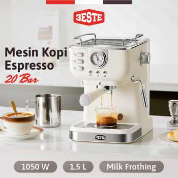 Trieste Mesin Kopi Espresso Coffee Frothing 20 Bar 1050W 1.5L - CM3120