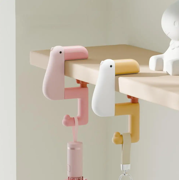 Gambar produk MACAU Gantungan Meja Serbaguna Thinking Duck Schoolbag Hook Hanger - MC1