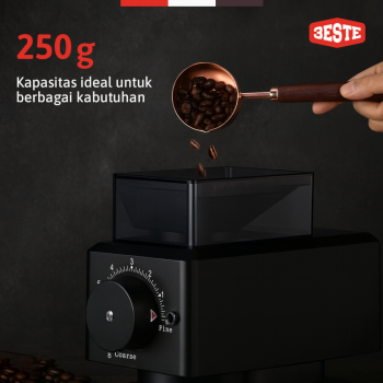 Gambar produk Trieste Alat Penggiling Biji Kopi Elektrik Coffee Bean Grinder 250g Plastic Cup - N800