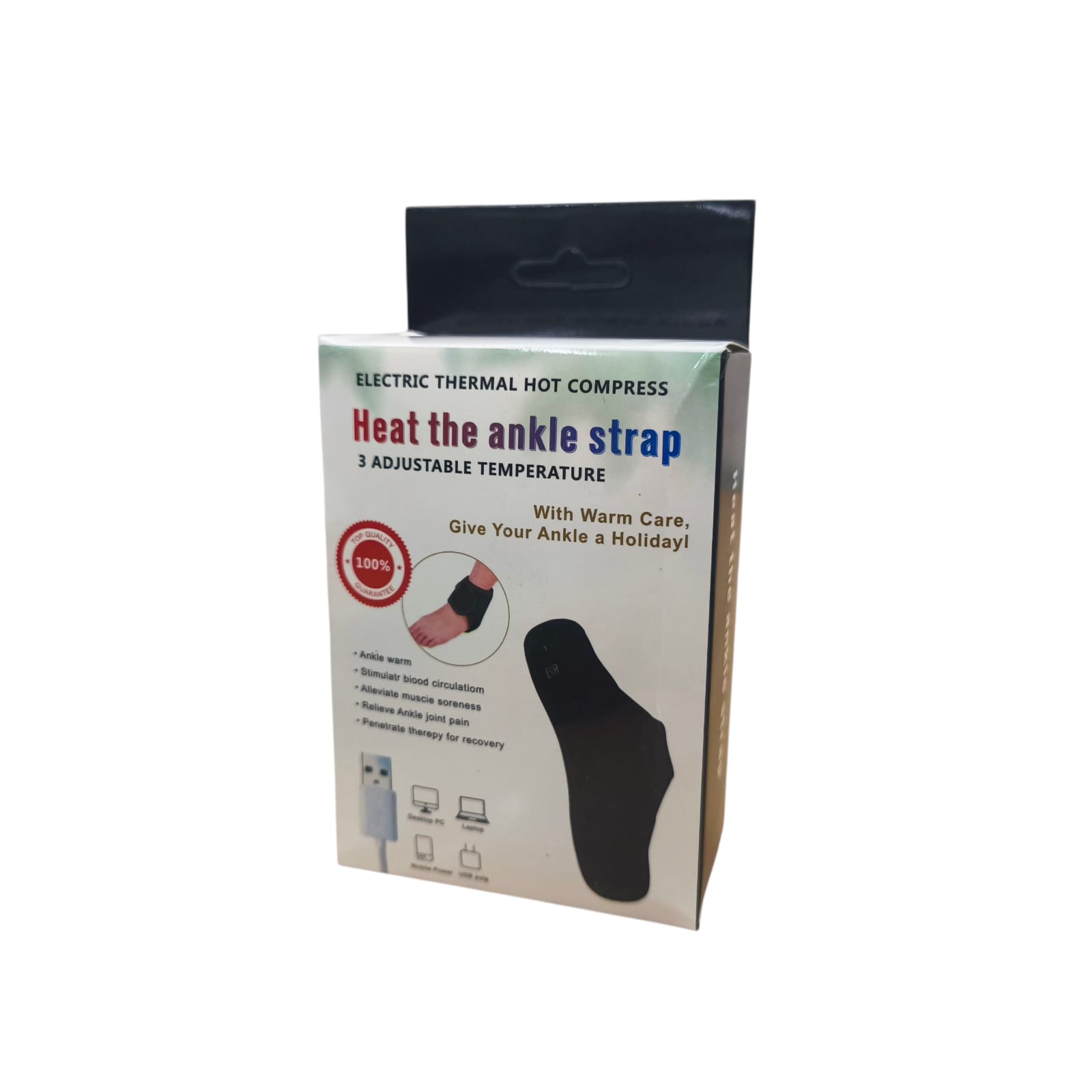 PENKEL Alat Terapi Kaki Hot Compress Ankle Brace Pain Relief USB - P33 Gambar produk PENKEL Alat Terapi Kaki Hot Compress Ankle Brace Pain Relief USB - P33