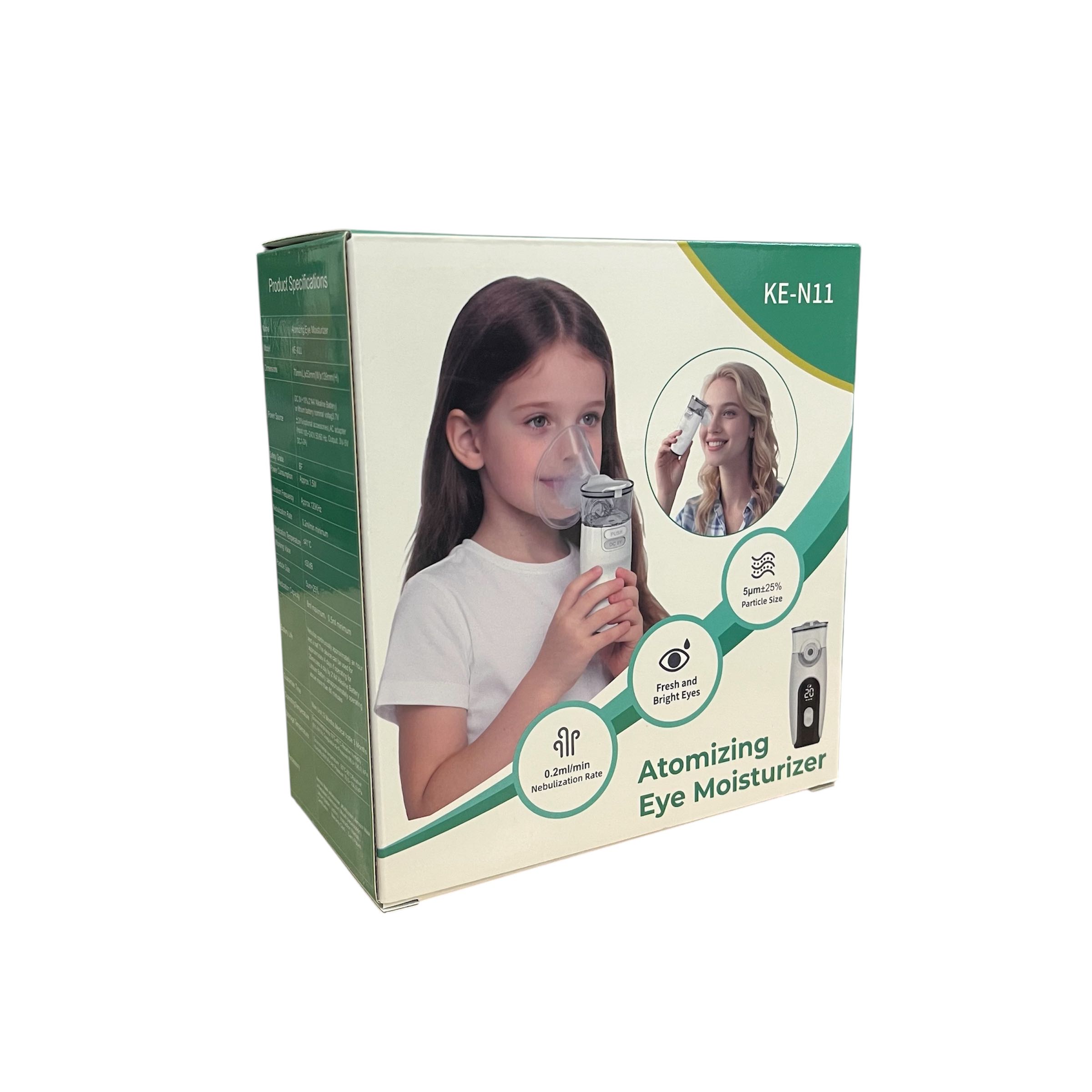 KEKANG Alat Terapi Pernapasan Mesh Nebulizer Portable Inhaler Rechargeable - KE-N11 Gambar produk KEKANG Alat Terapi Pernapasan Mesh Nebulizer Portable Inhaler Rechargeable - KE-N11