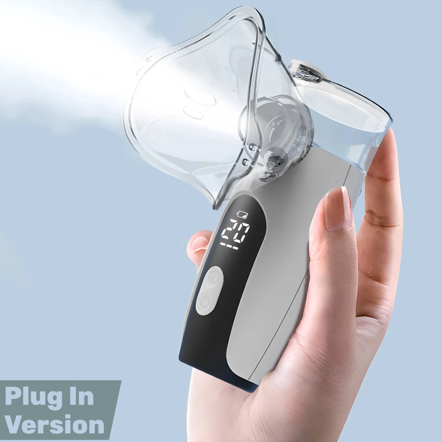 KEKANG Alat Terapi Pernapasan Mesh Nebulizer Portable Inhaler Plug In - KE-N11 Gambar produk KEKANG Alat Terapi Pernapasan Mesh Nebulizer Portable Inhaler Plug In - KE-N11
