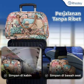 Gambar produk Rhodey RAIMIQI SEMOR Tas Jinjing Duffle Bag PU Leather Unisex 20 Inch Large Bear - CB001