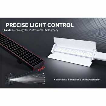 Gambar produk LIYADI Lampu Studio Tube Light Stick RGBW 24 Mode OLED 2600mAh 50W - C2 PRO