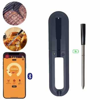TAKA Termometer Makanan Digital Daging BBQ Bluetooth 2Probe Waterproof - TY530