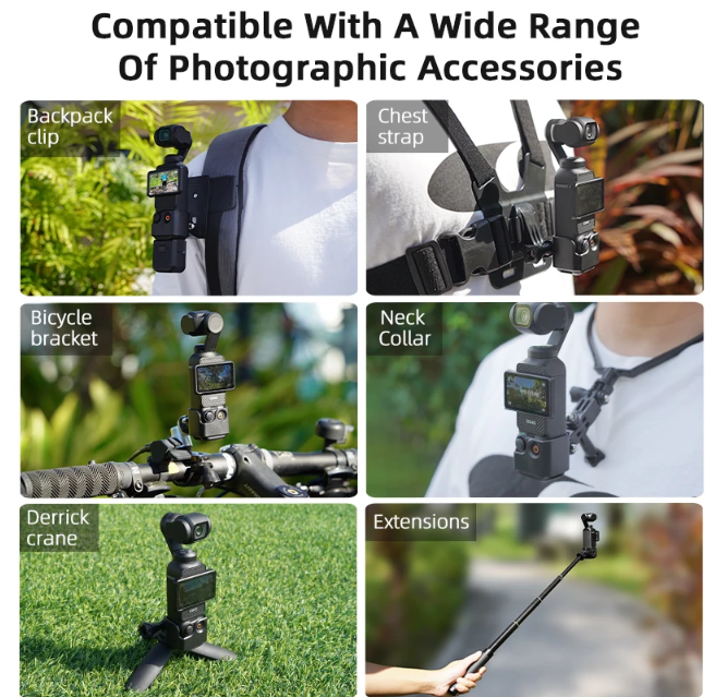 BRDRC Frame Adapter Expansion Mount Holder Tripod DJI OSMO Pocket 3 - BR1 Gambar produk BRDRC Frame Adapter Expansion Mount Holder Tripod DJI OSMO Pocket 3 - BR1