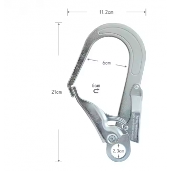 Gambar produk Zhibo Kait Pengaman Carabiner Rock Climbing Mountain Self Locking 25KN - CE322