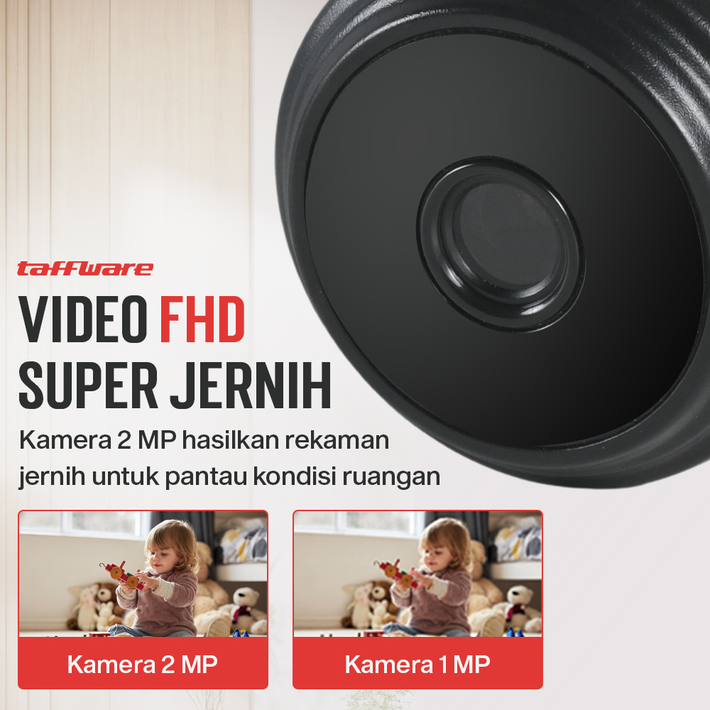 Gambar produk Taffware Mini WiFi IP Camera CCTV 1080P - A9