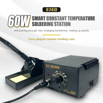 Gambar produk YICEN Solder Station Adjustable Temperature Anti-Static ESD Safe 60W - KS-936B