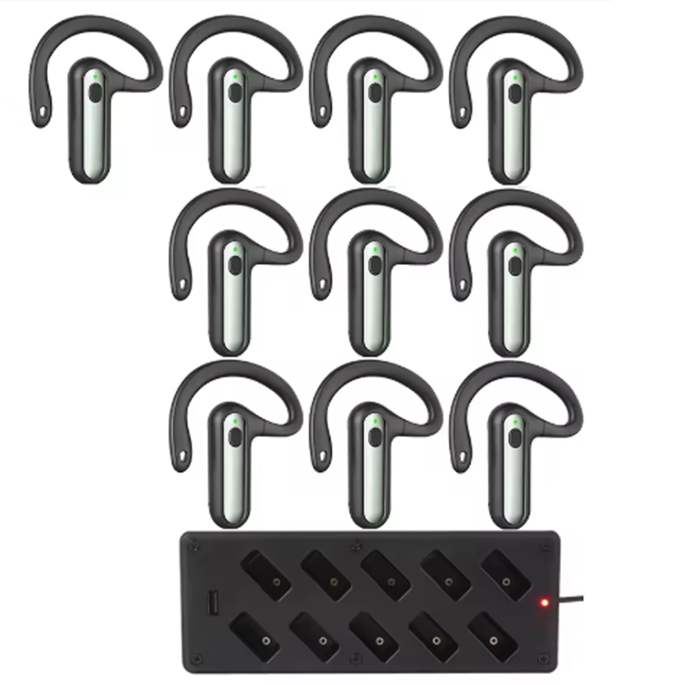 Keyinda Charging Base Earphone Receiver Audio Tour Guide 10 Slot - 7901 Gambar produk Keyinda Charging Base Earphone Receiver Audio Tour Guide 10 Slot - 7901