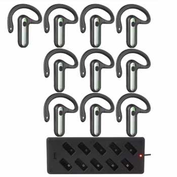 Gambar produk Keyinda Charging Base Earphone Receiver Audio Tour Guide 10 Slot - 7901