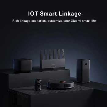 Gambar produk Xiaomi Router WiFi 7 6 Antenna Dual Band Qualcomm 4K QAM OFDMA MLO - BE6500