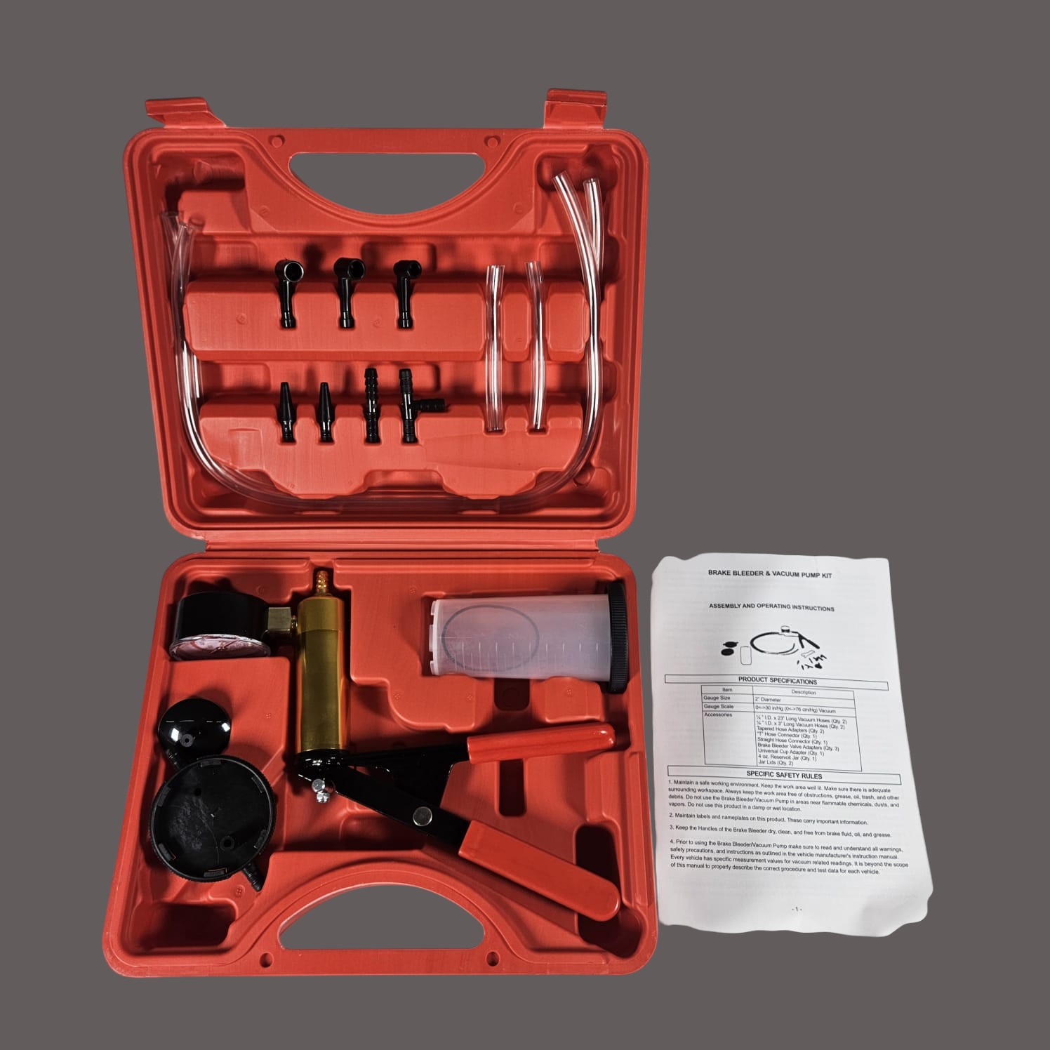 XITUAN Alat Pompa Minyak Rem Mobil Motor Manual Vacuum Bleeder Kit - XT-760 Gambar produk XITUAN Alat Pompa Minyak Rem Mobil Motor Manual Vacuum Bleeder Kit - XT-760