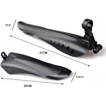 Gambar produk BEGISA Spakbor Sepeda Depan Belakang Fender Mudguard MTB Plastic - BG65
