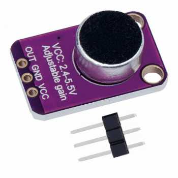 Gambar produk AITEXM Electret Microphone Amplifier Module Manual Adjustable Gain - GY-MAX4466