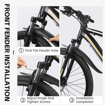 Gambar produk WEST BIKING Spakbor Sepeda Depan Belakang Fender Mudguard MTB Plastic - WB50