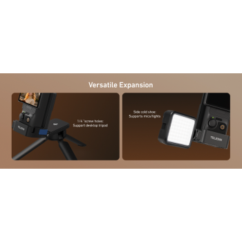 Gambar produk TELESIN Magnetic Mount Stand Expansion Adapter for DJI Osmo Pocket 3 - S6-CFR-04-TDJ