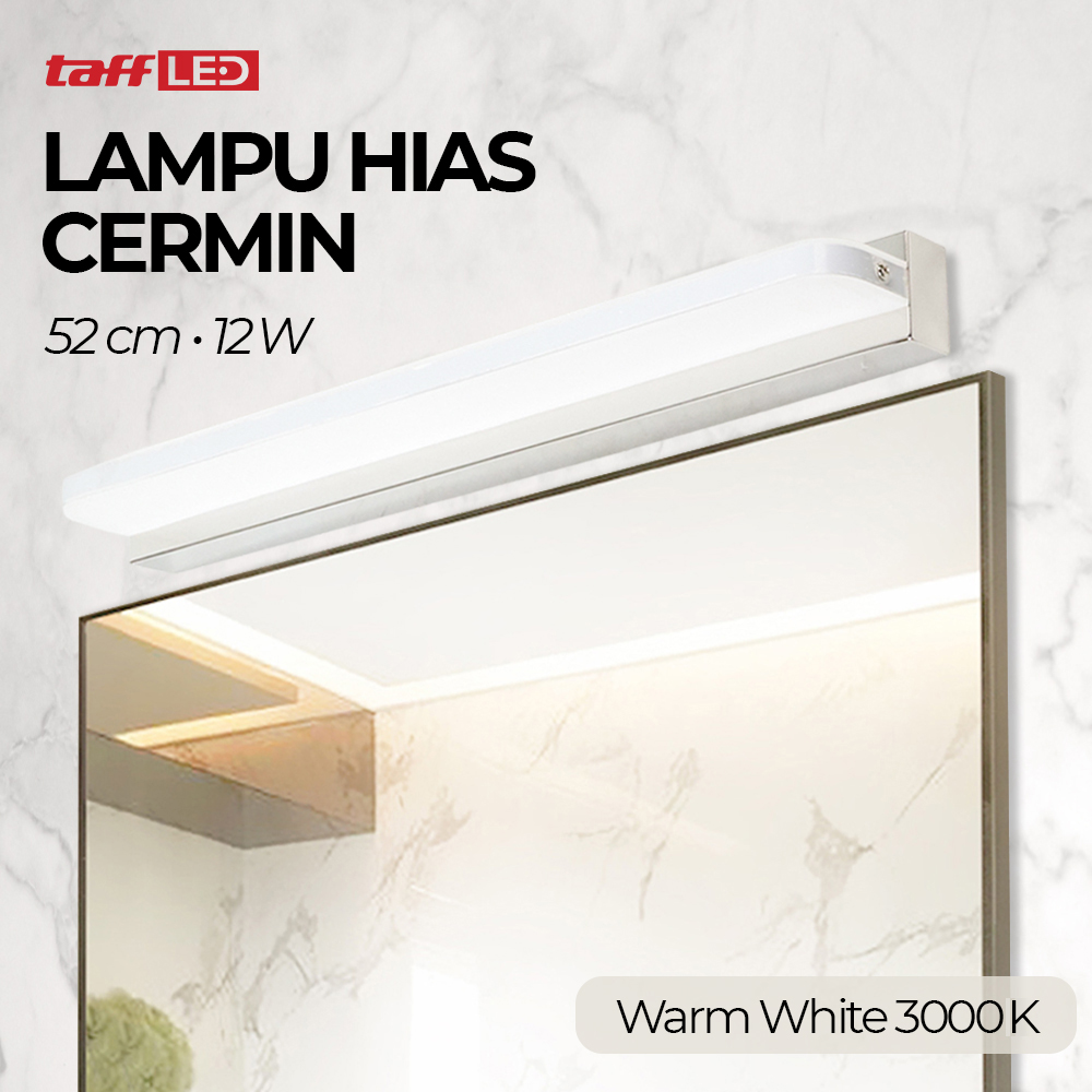 TaffLED Lampu Hias Cermin Multifungsi LED SMD 2835 Warm White 52cm 12W - 5960 Gambar produk TaffLED Lampu Hias Cermin Multifungsi LED SMD 2835 Warm White 52cm 12W - 5960