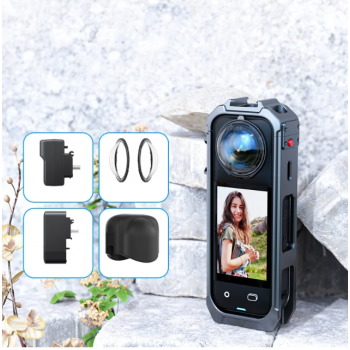 Gambar produk Martvsen Protective Frame Case Rabbit Cage Cold Shoe for Insta360 X5 - MT-X5